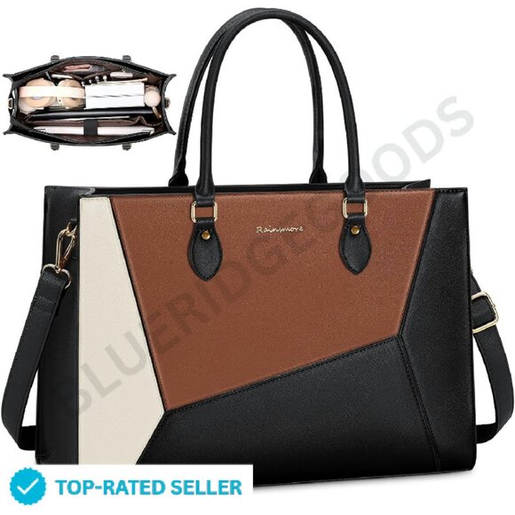 Large Waterproof Laptop Tote Bag Professional Office Work Briefcase Teacher - Picture 1 of 4